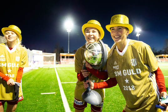 Piteås spelare firar SM-guld
