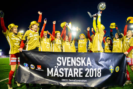 Piteås spelare firar SM-guld