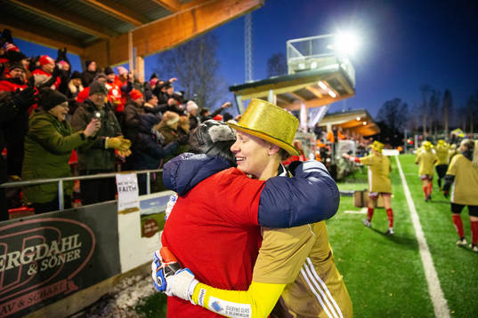 Piteås spelare firar SM-guld