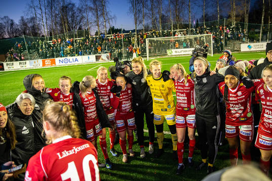 Piteås spelare firar SM-guld