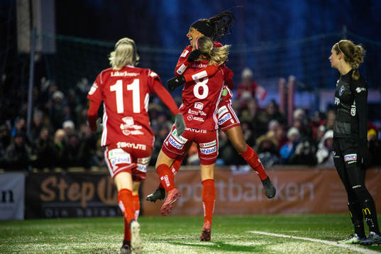 Piteås Julia Karlenäs, Madelen Janogy och Cecilia Edlund