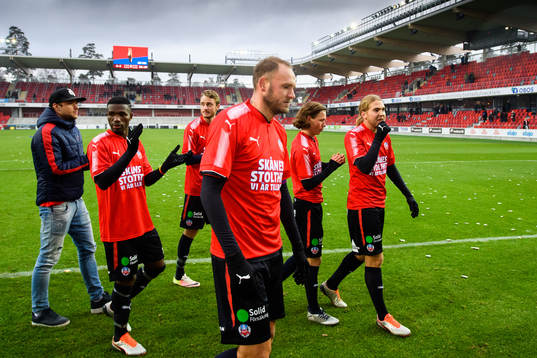Helsingborgs Mohammed Abubakari, Andreas Granqvist, Max