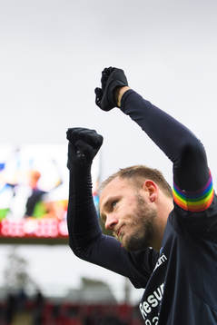 Helsingborgs Andreas Granqvist jublar