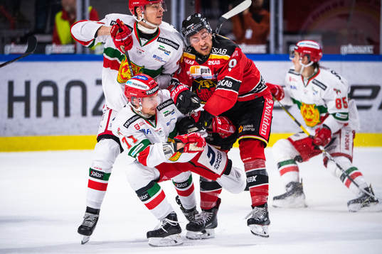 Moras Michael Keränen och Luleås Johan Forsberg