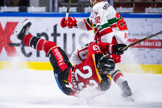 Luleås Jesper Sellgren och Moras Matt Bailey