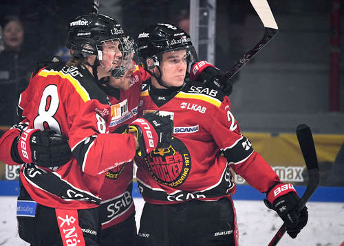 Luleås Johan Forsberg jublar