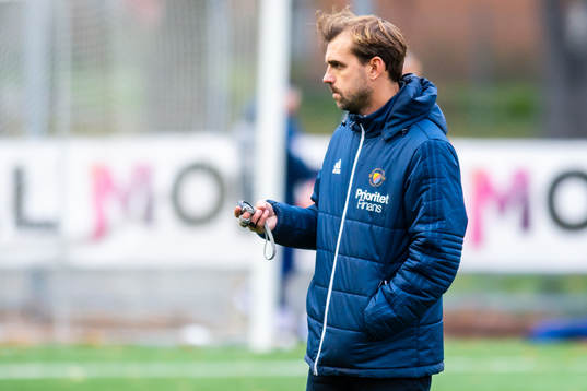 Djurgårdens tränare Joel Riddez