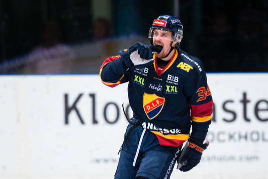 Djurgårdens Daniel Brodin reagerar