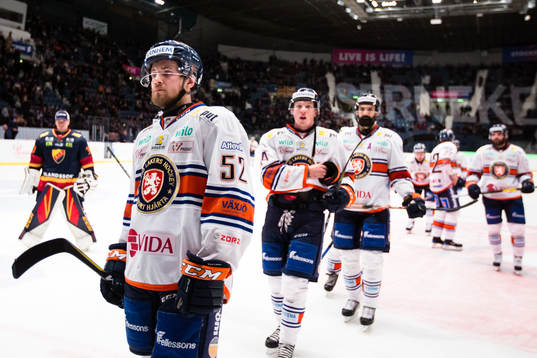 Växjös Arvid Lundberg deppar
