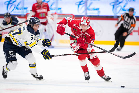 s Christoffer Törngren och Timrås Rickard Palmberg