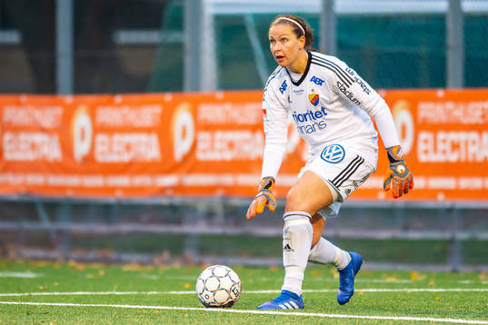 Djurgårdens målvakt Gudbjörg Gunnarsdottir