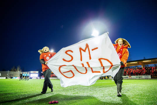 Piteås spelare firar SM-guld