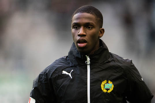 Hammarbys målvakt Edrisa Bojang
