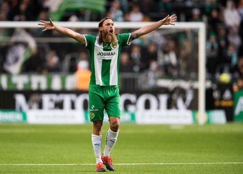 Hammarbys Björn Paulsen reagerar