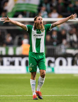 Hammarbys Björn Paulsen reagerar