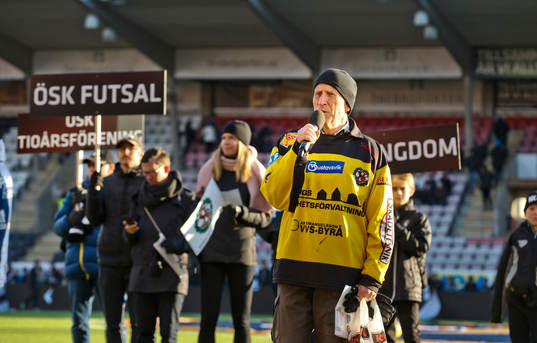 Tal hålls av Örebro SK bandy när Örebro firar 110 år