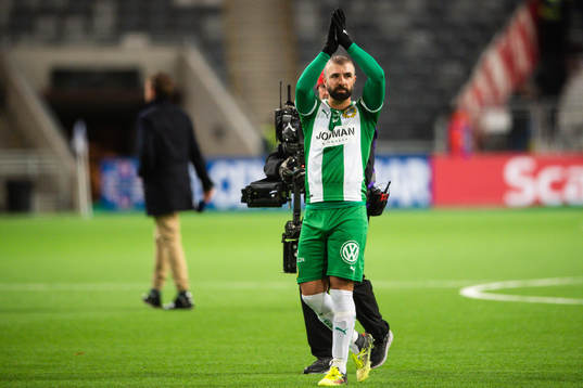 Hammarbys Kennedy Bakircioglu tackar publiken