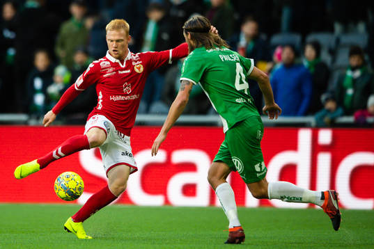 Kalmars Nils Fröling och Hammarbys Björn Paulsen