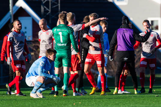 Axel Kryger of Sandnes Ulf looks dejected
