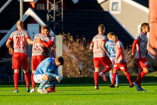Axel Kryger of Sandnes Ulf looks dejected