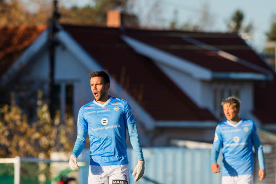 Remi Johansen of Sandnes Ulf looks dejected
