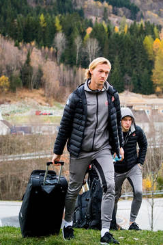Jørgen Hatlehol of Aalesund arrives