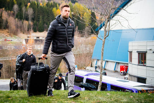 Kaj Ramsteijn of Aalesund arrives