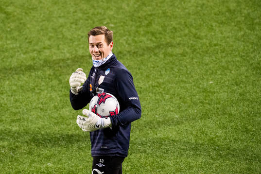 Goalkeeper Tarjei Aase Omenås of Aalesund