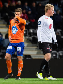 Jonas Grønner of Aalesund looks dejected