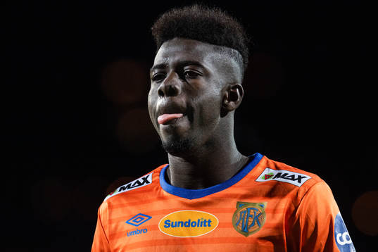 Pape Habib Gueye of Aalesund looks dejected