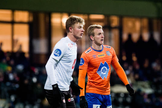 Ulrik Tillung Fredriksen of Sogndal and Torbjørn Agdestein