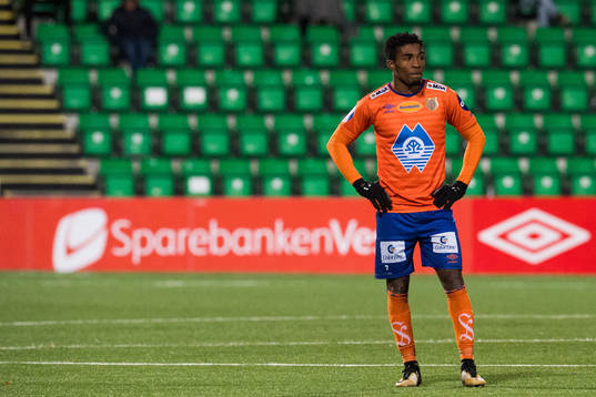 Erikson Spinola Lima of Aalesund looks dejected