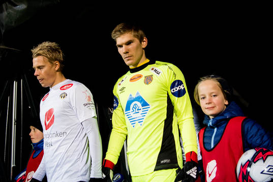 Goalkeeper Andreas Lie of Aalesund