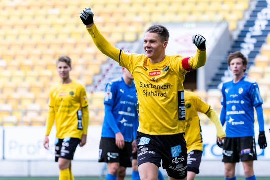 Elfsborgs Gustav Broman jublar