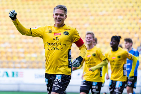 Elfsborgs Gustav Broman jublar