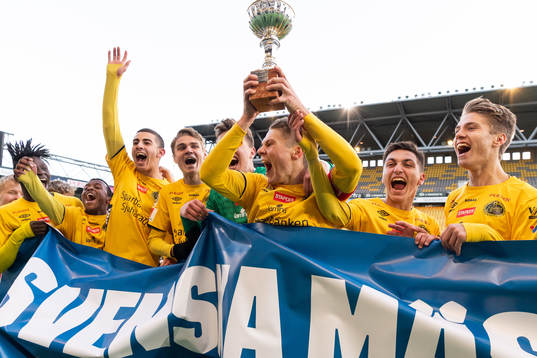Elfsborgs spelare jublar