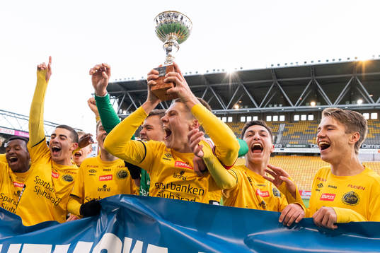 Elfsborgs spelare jublar