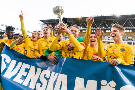 Elfsborgs spelare jublar