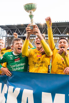 Elfsborgs spelare jublar
