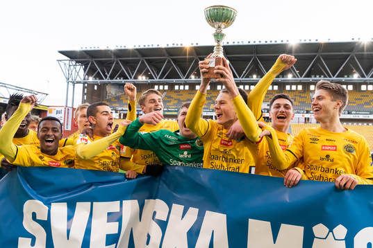 Elfsborgs spelare jublar