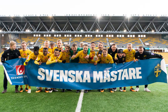 Elfsborgs spelare jublar