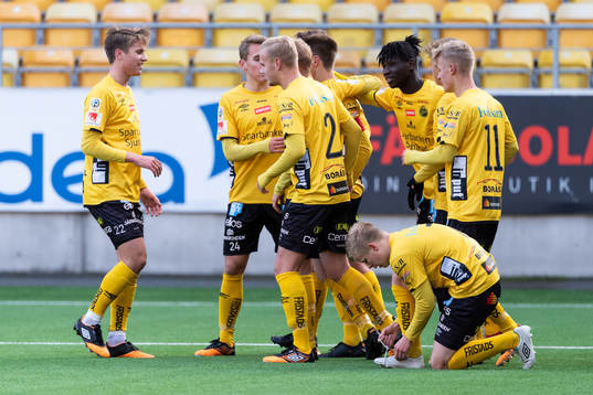 Elfsborgs spelare jublar