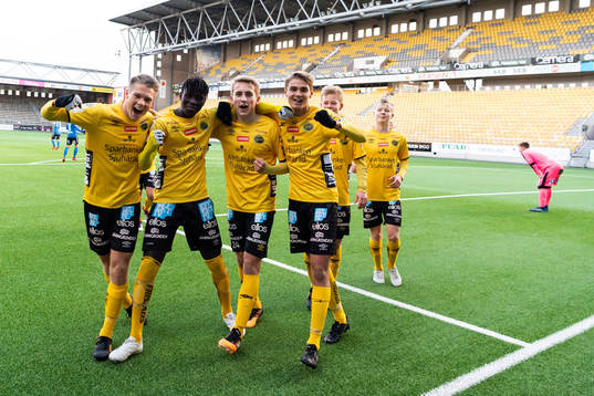 Elfsborgs Gustav Broman, Musa M'Benga, Jack Cooper Love och