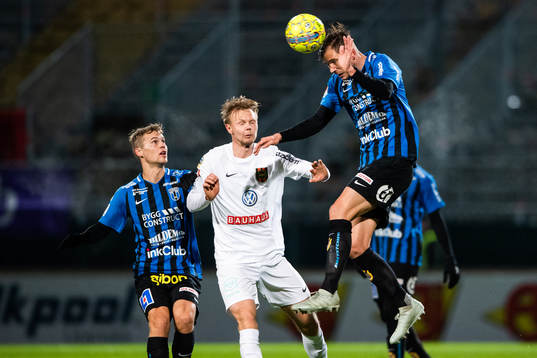 Brommapojkarnas Tim Söderström och Sirius Robert Åhman