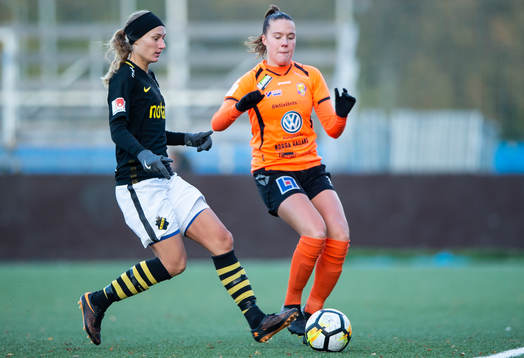 s Matilda Rosqvist och Kungsbackas Ida Pettersson