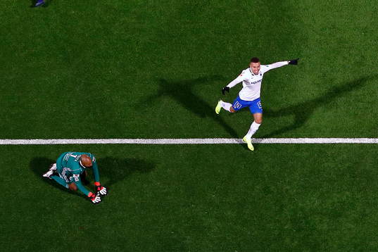 Östersunds målvakt Aly Keita deppar och Norrköpings