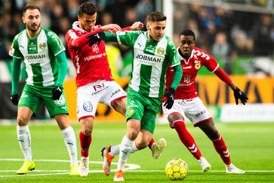 Kalmars Herman Hallberg och Hugo Gomes Dos Santos Silva