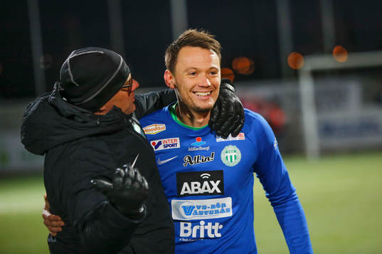 Västerås assisterande tränare Joacim Gunnarsson och