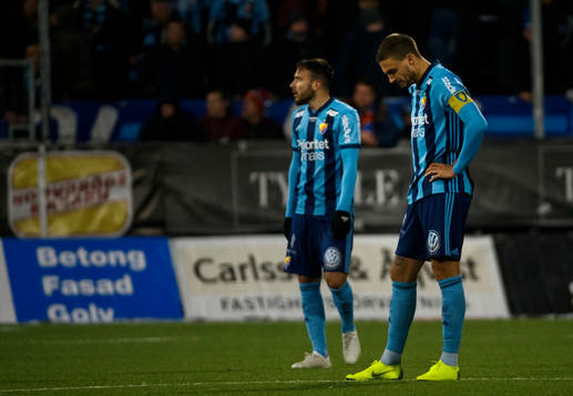 Djurgårdens Erik Johansson deppar