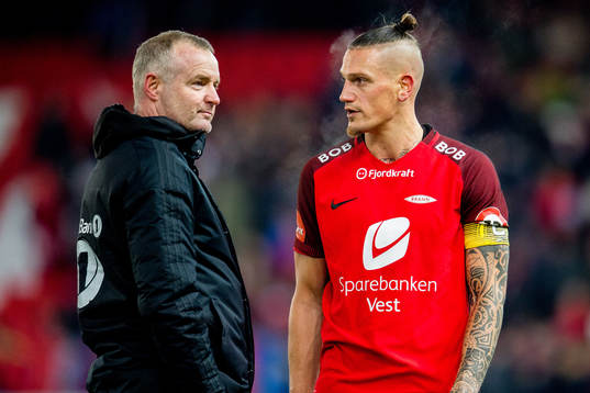 Rini Coolen, head coach of Rosenborg, and Vito Wormgoor of